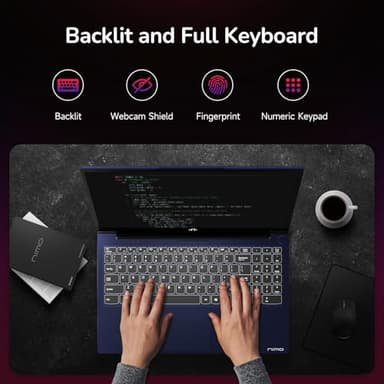 NIMO 15.6" IPS FHD-Gaming-Laptop, 8 Cores AMD Ryzen 7 6800H 32GB DDR5 RAM 2TB SSD (Beat Intel i7-12700H, Up to 4.7GHz) AMD Radeon 680M GPU-Computer with 100W Type-C Backlit Keyboard - Image 8