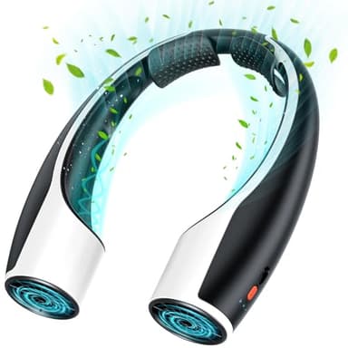 Rohent Portable Hands-Free Neck Fan - 4000mAh Battery, USB-C Rechargeable, Ultra-Quiet, 4 Adjustable Speeds – Perfect for Office, Outdoor, and Travel Use - Image 1