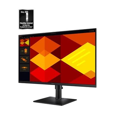 Samsung 27” (S40GD) Borderless Business Monitor with IPS Panel, 100Hz Refresh Rate, Eye Saver Mode, Ergonomic Design, Game Picture Mode, LS27D402GANXGO, 3 Yr Warranty - Image 2
