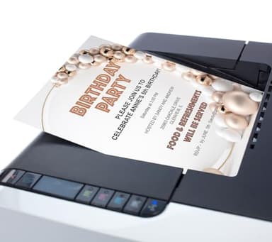 Great Papers! Balloon Archway Party Letterhead for Invitations, Announcements and Personal Messages, Printer Friendly 8.5" x 11", 50 Pack (2023060) - Image 5