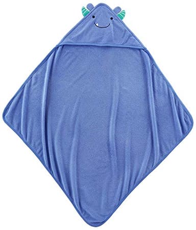 Simple Joys by Carter's Unisex Babies' 8-Piece Towel and Washcloth Set, Blue/Green/White, One Size - Image 3