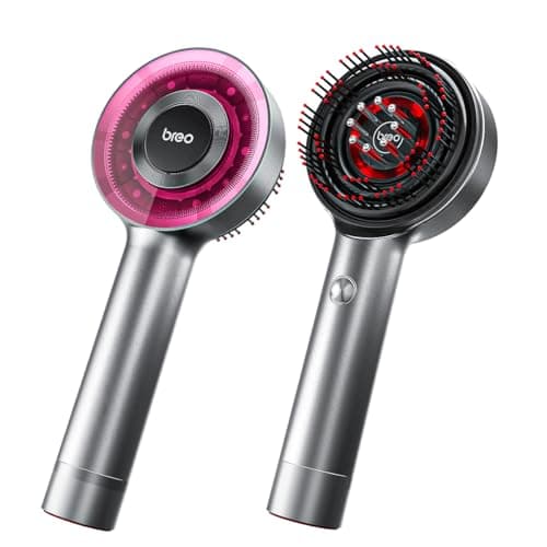 Breo Scalp3 Scalp Massaging Brush, Shiatsu Hair & Scalp Massager with IPX7 Waterproof, Cordless & Portable, Electric for Head, Home Relaxation - Image 1