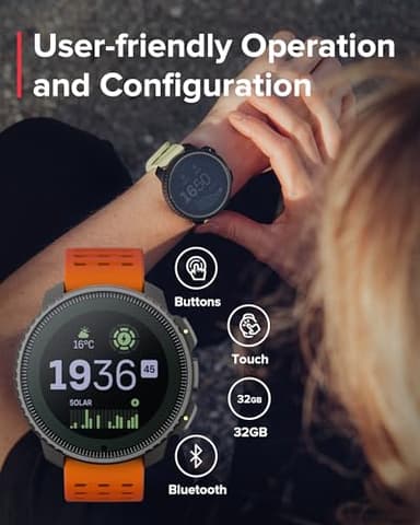 SUUNTO Vertical Solar GPS Adventure Watch, Premium Multisport Watch w/1.4 inch Touchscreen, Free Global Offline Maps, 60-Day Battery Life, Training Records, Heart Rate & Sleep Tracking, Steel Canyon - Image 2
