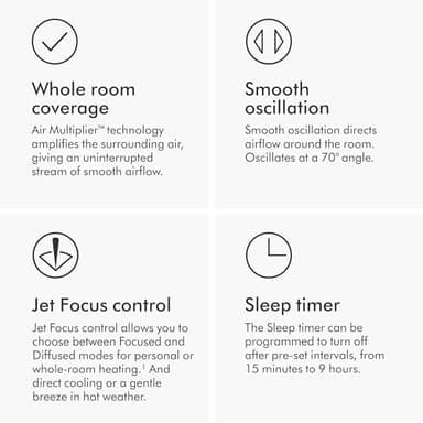 Dyson Hot+Cool™ AM09 Jet Focus heater and fan - Image 5