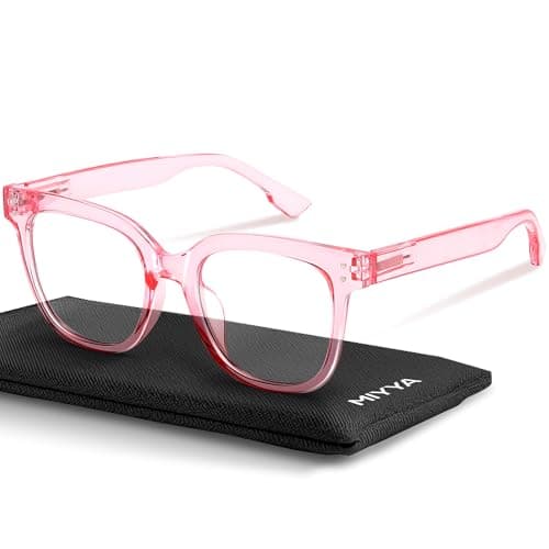 miyya Blue Light Glasses for Women – Oversized UV & Blue Light Blocker Chunky Frames, All-Day Comfort, Stylish Eyewear - Image 1