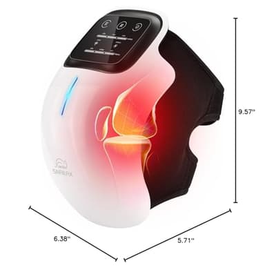 Snailax Cordless Knee Massager with Heat, Heating Pad for Knee Pain, 3 Vibration Modes & 3 Heating Levels, Gifts for Men, Women, Heated Knee Brace Wrap - Image 9