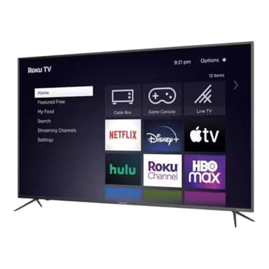 Element 65" LED 4K UHD Roku Smart TV with Streaming, HDR10 Stunning Visuals 3840 x 2160 60Hz, 3X HDMI Ports & USB Port, Analog/Digital TV Tuner - E4AA65R (Renewed) - Image 2