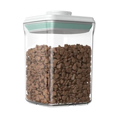 FAFAFLYER Dog-Cat POP Treat-Airtight jar-Container - 1.3 Qt/1.2 L | Ideal For Up To 1.3 Lb Of Treats | Stackable One-Touch Opening | BPA-Free - Image 1