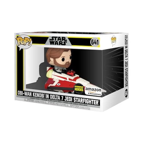 Funko POP! Rides: Star Wars - OBI-Wan Kenobi in Delta 7 - Collectable Vinyl Figure - Gift Idea - Official Merchandise - for Kids & Adults - Movies Fans - Image 1
