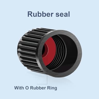 Mewqune Tire Valve Caps, Plastic & Rubber, Universal Fit, Black, 60 PCS, Dustproof, Car, Truck, SUV, Motorcycle, E-Bikes & Bikes - Image 3