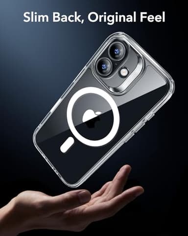 ESR for iPhone 17 Case, Camera Control, Compatible with MagSafe, Shockproof Military-Grade Protection, Magnetic Phone Case for iPhone 17, Classic Hybrid Case, Clear - Image 7
