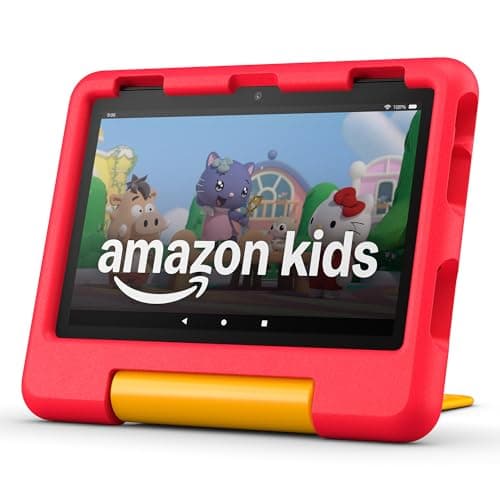 Amazon Fire HD 8 Kids tablet (newest model), ages 3-7. With bright 8" HD screen. Includes ad-free and exclusive content, parental controls and 13-hr battery, 32GB, Disney Pixar Cars - Image 1
