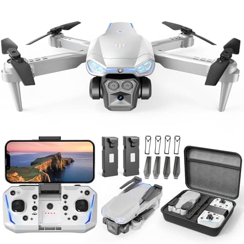 X-shop Drone with Camera for Kids & Adults, 1080P HD Mini FPV Drones with Altitude Hold, One-Key Take Off/Landing, Headless Mode, 360° Flips, Speed Adjustment, Toys Gifts for Boys Girls, Beginner - Image 1