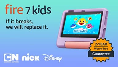 Amazon Fire 7 Kids tablet (newest model) ages 3-7. Top-selling 7" kids tablet on Amazon. Includes ad-free and exclusive content, easy parental controls, 10-hr battery, 16 GB, Purple - Image 8