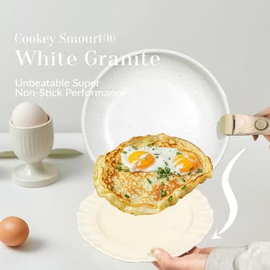 Pots and Pans Set, Non - Stick 17pcs Cookware Sets with Detachable Handles for Easy Storage and Versatile Use in Family Dinners & Daily Cooking - Image 5