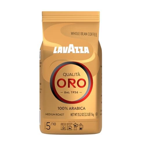 Lavazza QualitÃ Oro Whole Bean Blend, Medium Roast, 2.2 Pound (Pack of 1) ,100% Arabica, Central America & African highland origins, Fruity & Aromatic - Image 1