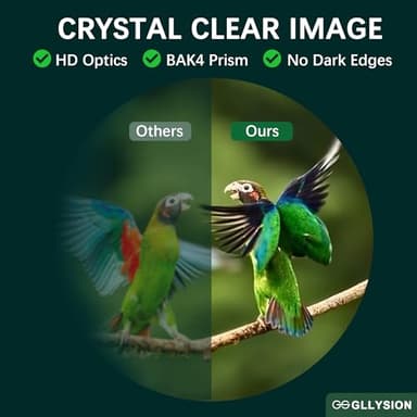 12X50 UHD Binoculars for Adults High Powered with Phone Adapter, Super Bright IPX7 Waterproof Binoculars with BAK4 Prisms, Professional Binocular for Hunting Bird Watching Stargazing Safari Travel - Image 3