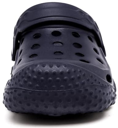 INMINPIN Kids Girls Boys Clogs Garden Shoes Toddler Slides Sandals Children Water Shower Beach Pool Slippers Indoor Outdoor,Toddler 8,Navy - Image 5