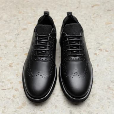 Bruno Marc Men's MaxFlex Dress Sneakers Oxfords Casual Wingtip Brogue Shoes,Size 11,All Black,SBOX2326M - Image 2
