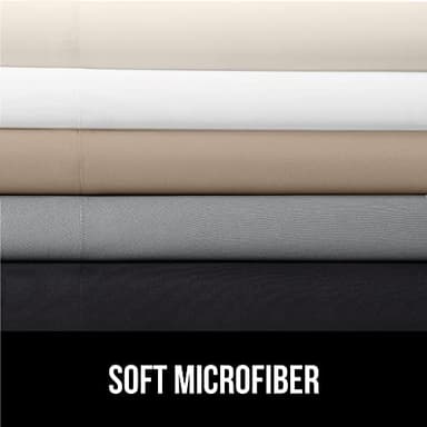 GORILLA GRIP Fitted Sheets, Stay in Place Twin Size Bottom Bed Sheet, Deep Pocket Mattress, Lightweight Microfiber Sábana, All Around Elastic, Oeko-Tex, Wrinkle and Shrink Resistant, Charcoal - Image 4