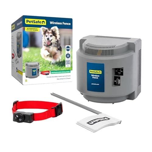PetSafe Wireless Pet Containment System - Original Wireless Electric Fence for Dogs - Covers Up to 1/2 Acre - for Pets 8lb+ - Image 1