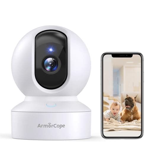 Pet Camera, 2K HD Dog Camera with Phone APP, 360° Pan/Tilt View Puppy Cam, One Click Call for Baby Monitor, MagivPix Night Vision,Motion Tracking Alarm with Cloud/Local SD,Home Indoor Security Cam - Image 1