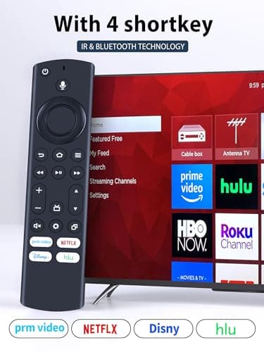 Voice TV Remote Control for Insignia/Toshiba/Pioneer/AMZ Smart TVs, Replace for L5B83G,NS-RCFNA-21,NS-RCFNA-19,CT-RC1US-21,CT-95018 Remote - Image 7