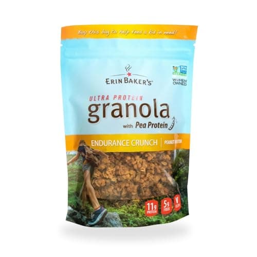 Erin Baker's Homestyle Granola Cereal with Ancient Grains, Endurance Crunch - Made from Natural Ingredients, Source of Plant-Based Protein - Vegan Friendly, Non-GMO, 160oz Bag, 1-Pack - Image 1