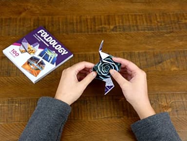 FOLDOLOGY - The Origami Puzzle Game! Brain Teasers for Tweens, Teens & Adults | Travel Game, Hands-On STEM Toy, Stocking Stuffer, Gift for Ages 10+ | Fold the Paper, Complete the Picture | 100 Puzzles - Image 2
