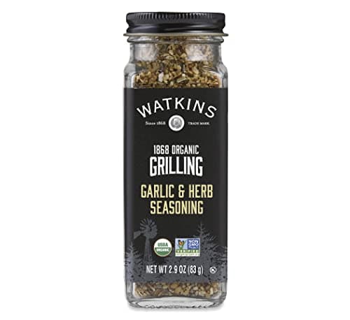Watkins Organic Grilling Garlic & Herb Seasoning, Non-GMO, Kosher, 2.9 Oz, 1-Pack - Image 1