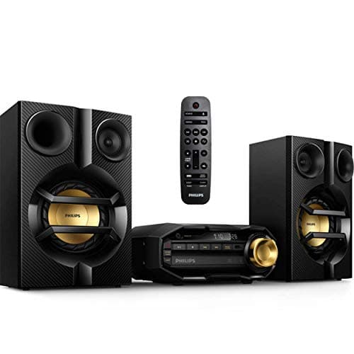 PHILIPS FX10 Bluetooth Stereo System for Home with CD Player , MP3, USB, FM Radio, Bass Reflex Speaker, 230 W, Remote Control Included - Image 1