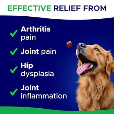 Glucosamine for Dogs Hip & Joint Supplement - Chondroitin, Omega-3, MSM - Joint Health & Pain Relief - Senior & Large Dogs - Made in USA - 120 Mobility Chews - Image 5