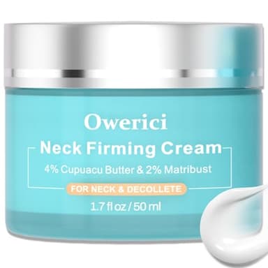 Owerici Neck Firming Cream, Tighten and Lift Neck Cream Tightening Lifting Sagging Skin, Tighten & Lift Neck Cream for Wrinkles Sagging Skin for an Even Skin Tone and Neck Lift - Image 1