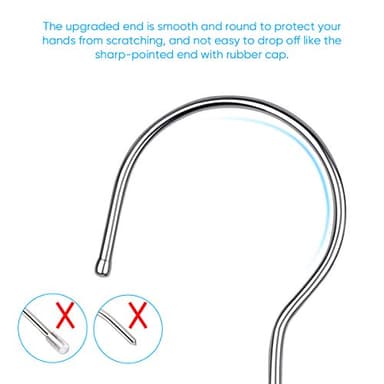 Fayleeko Wire Coat Hangers 40 Pack Strong Heavy Duty Stainless Steel Metal Ultra Thin Space Saving Clothes Hangers 16.5 Inch - Image 6