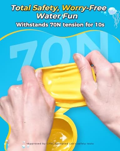 Water Balloons Reusable Splash Ball, Latex-free Water Bomb Pool Toys, No Tying Easy Quick Fill, Magnetic Self-sealing Water Balls for Kids & Adults All Ages Summer Fun Outdoor Party Games - Image 2