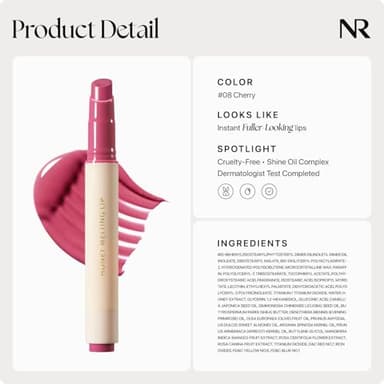 Nature Republic HONEY MELTING LIP (08 DARK CHERRY CHOUX) SOFT LIP STICK, Hydrating Gloss, Moisturizing balms, Sheer tint, Shine & Nude, Glowy Finish, korean make up - Image 7