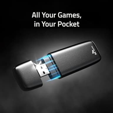 SK hynix Tube T31 2TB Stick Type SSD with DRAM | up to 1000MB/s | 10 Gbps | USB-A 3.2 Gen2 | External Solid State Flash Drive Compatible with Mac, Window PC, Gaming Console - Image 5