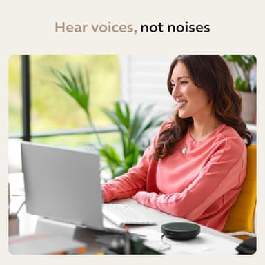 Jabra Speak2 75 (2025 Edition) Wireless Bluetooth Speakerphone - 4 Noise-Cancelling Mics, 65mm Speakers - New Linking Feature - USB-A & USB-C Adapter - Certified for Microsoft Teams - Dark Grey - Image 6