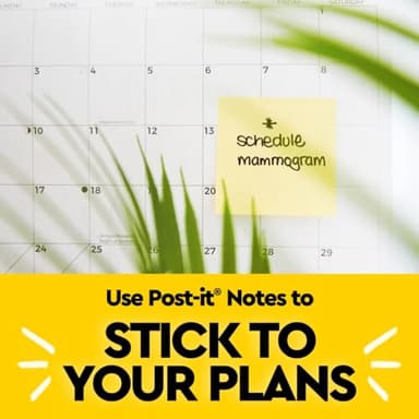 Post-it Notes, 3 in x 3 in, 18 Sticky Notes Pads, 100 Sheets per Pad, The Iconic Canary Yellow Note, School Supplies and Oﬃce Products - Image 6
