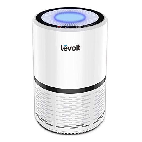LEVOIT Air Purifiers for Home, AHAM VERIFIDE, High-Efficiency Filter for Smoke, Dust, Pollen, and Odors in Bedroom, Office, or Nursery, Optional Night Light, Quiet Operation, LV-H132, White - Image 1