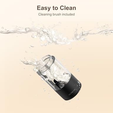 Ultrean Pepper Grinder, Rechargeable Salt and Pepper Grinder with 6 Adjustable Coarseness, LED Light, One-Hand Automatic Operation, Black - Image 6