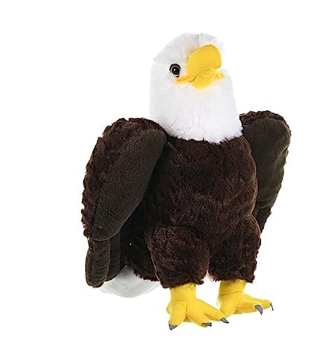 Wild Republic Bald Eagle Plush, Stuffed Animal, Plush Toy, Gifts for Kids, Cuddlekins 12 Inches - Image 1