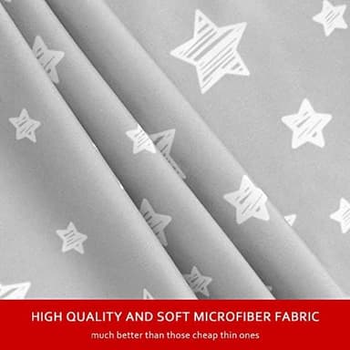 Changing Pad Cover for Boys Girls 2 Pack, Lovely Print Soft Unisex Diaper Change Table Sheets, Fit 32"x16" Contoured Pad, Comfy Cozy 2-Pack Cradle Sheets, Grey & White - Image 3