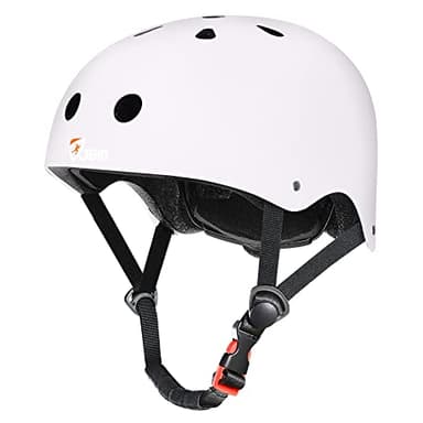 JBM Skateboard Helmet - Lightweight, Adjustable Ventilation Helmet for Scooter, Roller Skate, Inline Skate - Image 1
