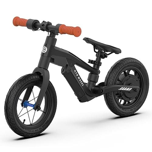 5TH WHEEL K8 Electric Bike for Kids, 250W Electric Balance Bike Ages 3-5 Years Old, Kid Electric Motorcycle with 3 Speed Modes, 12 inch Inflatable Tire and Adjustable Seat - Image 1