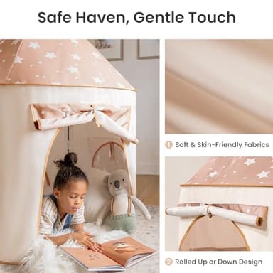 Tiny Land Kids Play Tent with Tunnel, Pop Up Play Tent with Ball Pits for Toddlers, Baby Tent with Carry Bag, Toddler Tents Indoor - Image 4