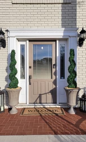 4' Spiral Boxwood Topiary Trees Artificial Outdoor Plants in Plastic Pot Front Porch Plants Set of 2 - Image 2