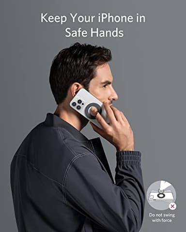 Anker Magnetic Phone Grip, MagGo 610 Ring Holder, Adjustable Kickstand, Only for iPhone 16/16 Plus/16 Pro/16 Pro Max/15/14/13/12 Series - Image 3