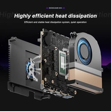 BOSGAME M4 Mini PC, Mini Desktop Computer with AMD Ryzen 7 8745HS, 32GB DDR5 1TB PCle SSD, 4K Triple Display, Oculink, USB4.0, Dual 2.5G LAN, Wi-Fi 6E, BT5.2, for Home, Office, Gaming & Design - Image 8