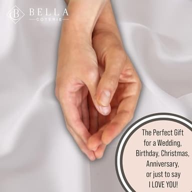 Bella Coterie Luxury Bamboo Viscose King Size Sheet Set | 100% Organically Grown | Ultra Soft | Cooling for Hot Sleepers | 18" Deep Pocket [White] - Image 6